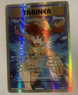 Misty's Determination 108/108 XY Evolutions Ultra Rare Full Art Holo Mint - Image 2