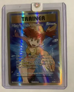 Misty's Determination 108/108 XY Evolutions Ultra Rare Full Art Holo Mint - Image 4