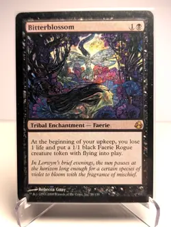 Bitterblossom NM from Morningtide Regular MTG - Image 1