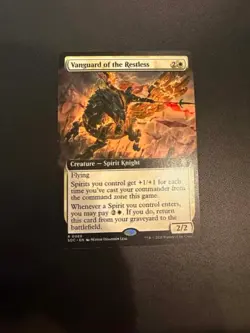 Vanguard of the Restless Commander: Secrets of Strixhaven Extended Art Rare - Image 1