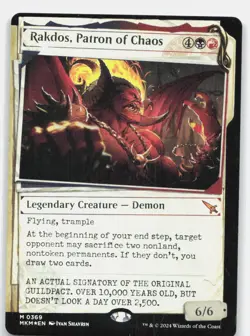Rakdos, Patron of Chaos (Showcase) () *Foil* MKM 369 NM - Image 1