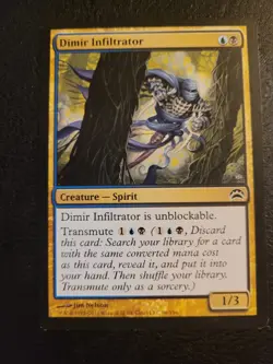 Dimir Infiltrator Planechase MTG Magic Transmute English Card Spirit LP - Image 1
