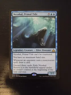 Nezahal, Primal Tide Rivals of Ixalan MTG Magic the Gathering - Image 1