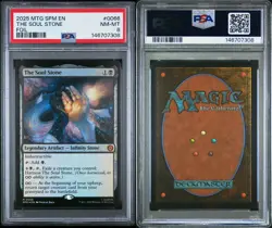 2025 MAGIC: THE GATHERING MARVEL'S SPIDER-MAN FOIL #0066 THE SOUL STONE PSA 8 - Image 3