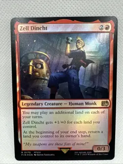 MTG - NM - Zell Dincht Final Fantasy Foil - Image 1