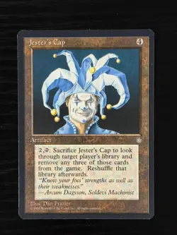MTG Magic the Gathering Ice Age Jester's Cap - Near Mint Vintage - Image 1