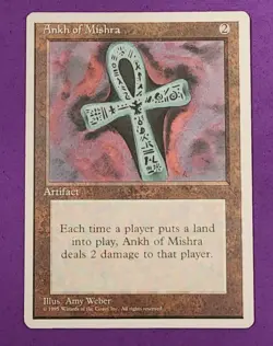 MTG Magic The Gathering - Ankh of Mishra - Fourth Edition NM - Image 1
