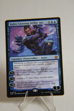 Kaito, Cunning Infiltrator 44 Foundations NM English 1407 - Image 1