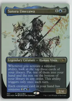Satoru Umezawa Lightly Played Foil 507 Buy-A-Box Promos Magic: The Gathering - Image 1