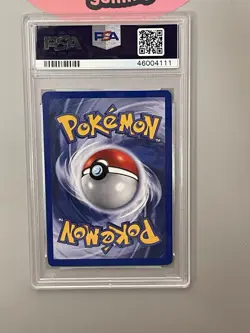 1999 1st Edition Base Set Shadowless Pokemon Hitmonchan Holo PSA 9 MINT!! - Image 4