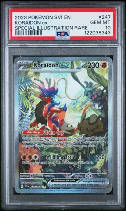 2023 POKEMON SVI EN-SCARLET & VIOLET SPECIAL ILLUSTRATION RAREKORAIDON EX 247 - Image 1