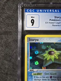 Staryu #75/101 Reverse Holo - Pokemon (2004) EX Hidden Legends CGC 9 Mint!💎 - Image 4