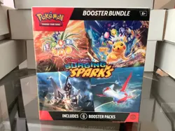 Pokemon x1 Surging Sparks Booster Bundle Box Factory Sealed! 6 Packs! - Image 1