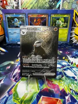 Excadrill ex 168/086 Sv: Black Bolt Special Illustration Rare Holo Pokemon TCG - Image 1
