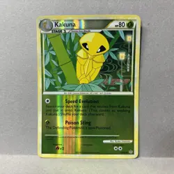 Pokemon Kakuna Unleashed 32/95 Reverse Holo Uncommon MP - Image 1