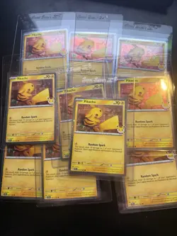 Pikachu (Pokemon Day 2026) 051/162 10 Card Lot - Pack Fresh Near Mint - Image 1