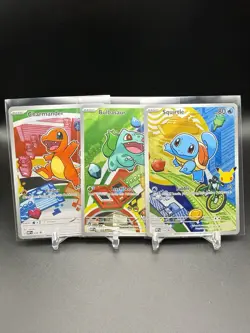 Pokemon First Partner Illustration Collection Series 1 Kanto Gen 1 Starters 1A - Image 1