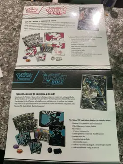 Pokemon White Flare and Black Bolt ETB Combo - Sealed - Image 2