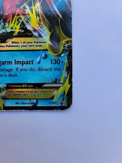 Mega Swampert EX XY87 XYBlack STAR Promo Holo Pokemon Card DAMAGED See Pictures - Image 5