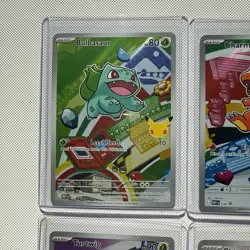 Pokemon Set of 9 - First Partner Illustration Collection Promo 30th Anniversary - Image 2