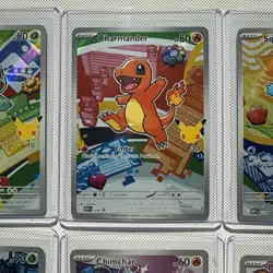 Pokemon Set of 9 - First Partner Illustration Collection Promo 30th Anniversary - Image 3