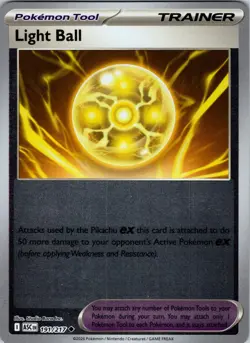 Light Ball 191/217 UC Ascended Heroes Pokemon Reverse Holo NM - Image 1