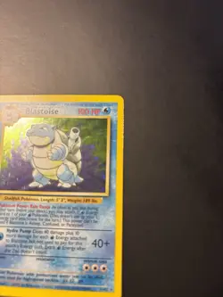 TCG Pokemon Blastoise 2/102 Base Set Holographic Rare - LP - Image 4