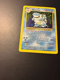 TCG Pokemon Blastoise 2/102 Base Set Holographic Rare - LP - Image 5