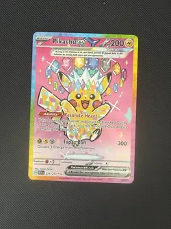 Pokemon TCG Pikachu ex 277/217 Ascended Heroes SIR Special Illustration Rare - Image 1
