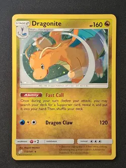 Dragonite 119/181 Holo Rare Team Up Pokemon NM/M - Image 1