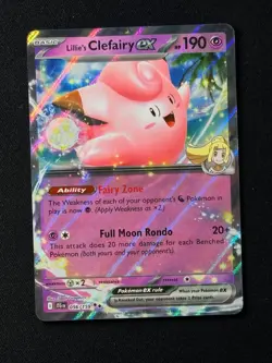 Lillie's Clefairy ex 056/159 Double Rare Journey Together Pokemon NM/M - Image 1