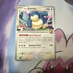 Play! Pokemon Prize Pack Series 7 Journey Together 117/159 Hop's Snorlax - Image 1