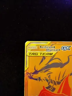 Pokemon Reshiram & Charizard GX SM247 Nm Holo Card - Image 3