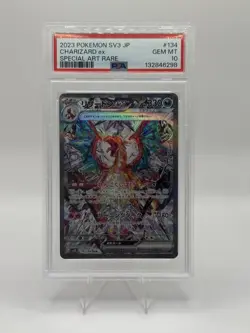 Pokemon PSA 10 2023 SV3 JP Charizard ex 134/108 Special Art Rare Holo - Image 1