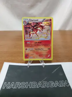 Pokemon TCG Charizard Legendary Treasures Holo Rare Card 19/113 CREASE READ - Image 1
