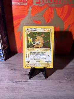 Pokemon Raichu Fossil Italian Card 14/62 Holo Rare - Image 1