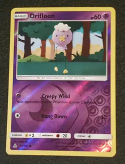 Pokemon Tcg Drifloon 51/156 Reverse Holo NM - Image 1