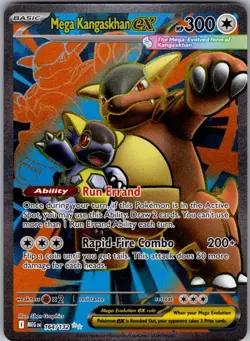 Mega Kangaskhan ex 164/132 Ultra Rare Mega Evolution Pokemon Near Mint - Image 1