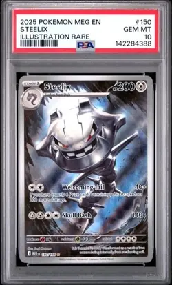 STEELIX 150/132 PSA 10 Gem Mint 2025 Mega Evolution Pokemon TCG - Image 1