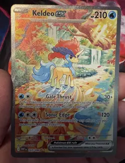 Pokemon Kaldeo ex 167/086 Special Illustration Rare Holo Card White Flare Mint - Image 1