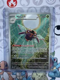 Pokemon TCG Ninjask Illustration Rare Card #137/132 - Image 1