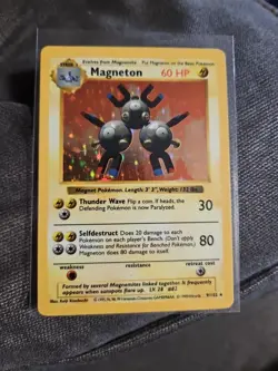 Pokemon TCG Magneton Base Set 9/102 Holo 1999-2000 Wizards Base Set Copyright... - Image 1