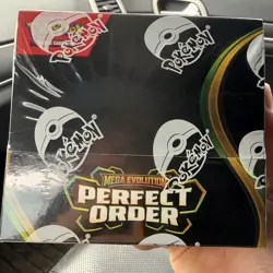 Pokemon TCG Mega Evolution Order Booster Box – 36 Packs Factory Sealed - Image 1