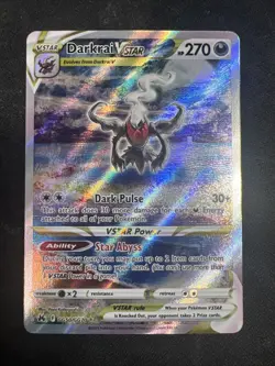 Pokemon Darkrai VSTAR GG50/GG70 Galarian Gallery Crown Zenith Full Art NM - Image 1