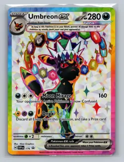 Umbreon ex SVP 176 Holo Promo Scarlet & Violet Promo Pokemon NM - Image 1