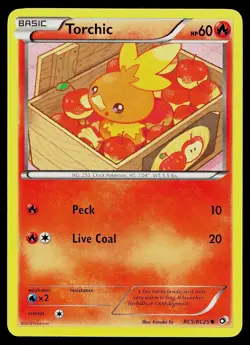 Pokemon Card - Torchic Legendary Treasures: Radiant Collection RC5/RC25 Holo - Image 1