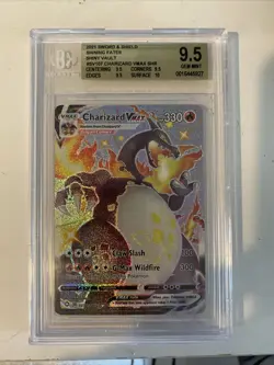 Pokemon 2021 Shining Fates Charizard Vmax Sv107/Sv122 BGS 9.5 Gem Mint - Image 1