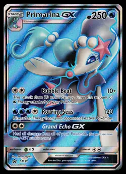 Pokemon Card - Primarina GX - Sun & Moon Promo SM39 Holo Promo - Image 1