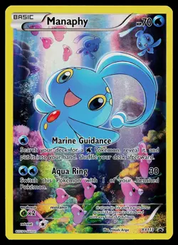 Pokemon Card - Manaphy XY Promo XY113 Holo - Image 1