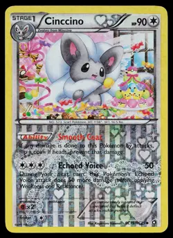 Pokemon Card - Cinccino Legendary Treasures: Radiant Collection RC19/RC25 Holo - Image 1